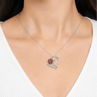 Rosa Dell‚ ÄôAmore Heart Necklace
